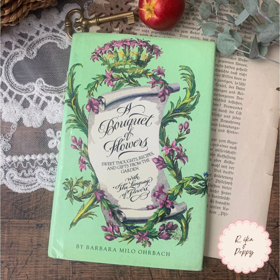 ヴィンテージ 洋書 絵本 A Bouquet of Flowers 1990年 花言葉と