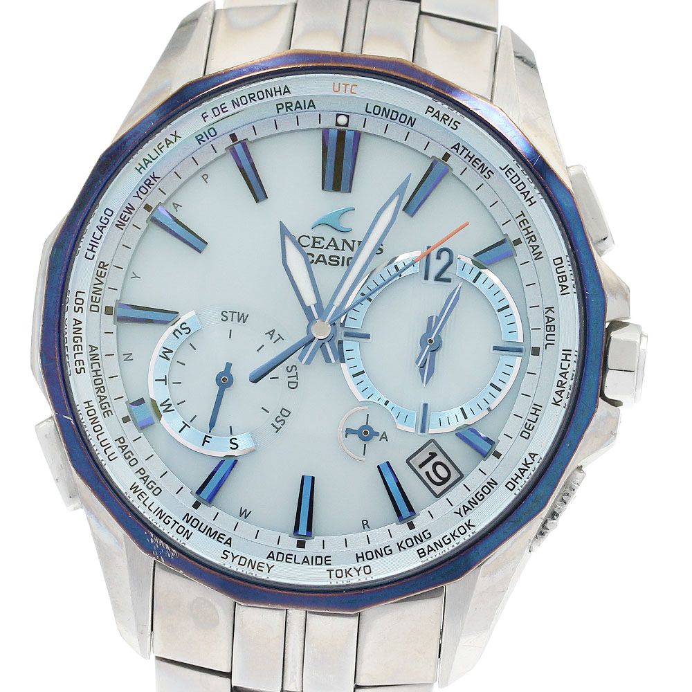 A*松様 Casio Oceanus ocw-s3400D-2AJF カシオ オシアナス マンタ クロノグラフ メンズ OCW-S3400D-2AJF