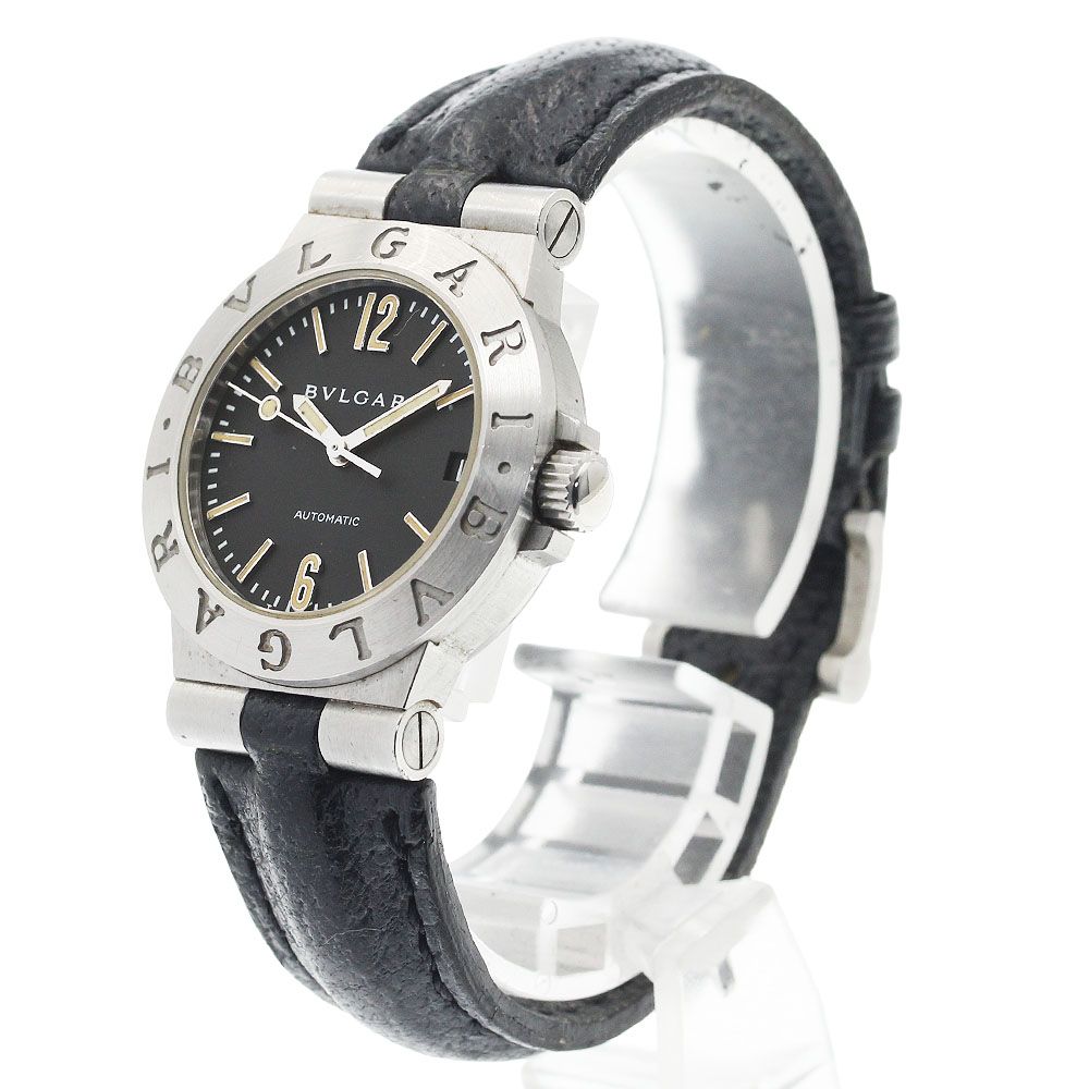 ブルガリ BVLGARI LCV29S ディアゴノ デイト 自動巻き レディース