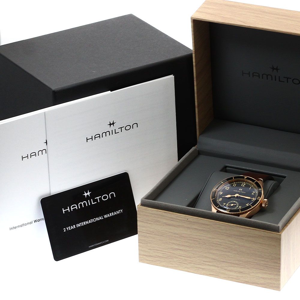 ハミルトン HAMILTON H767090 カーキ アビエーション パイロット