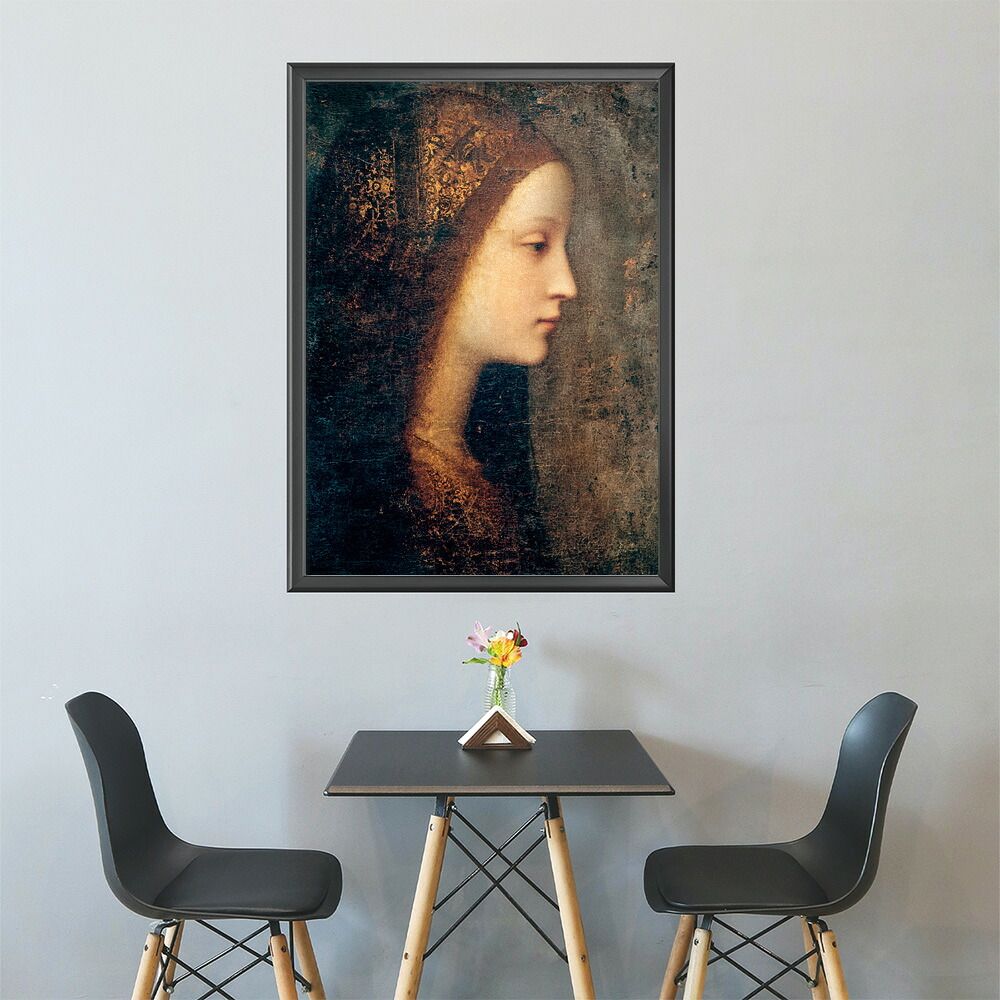 B4サイズ（約25x36cm）】【lm-poster-6558】【フレーム付き】肖像画