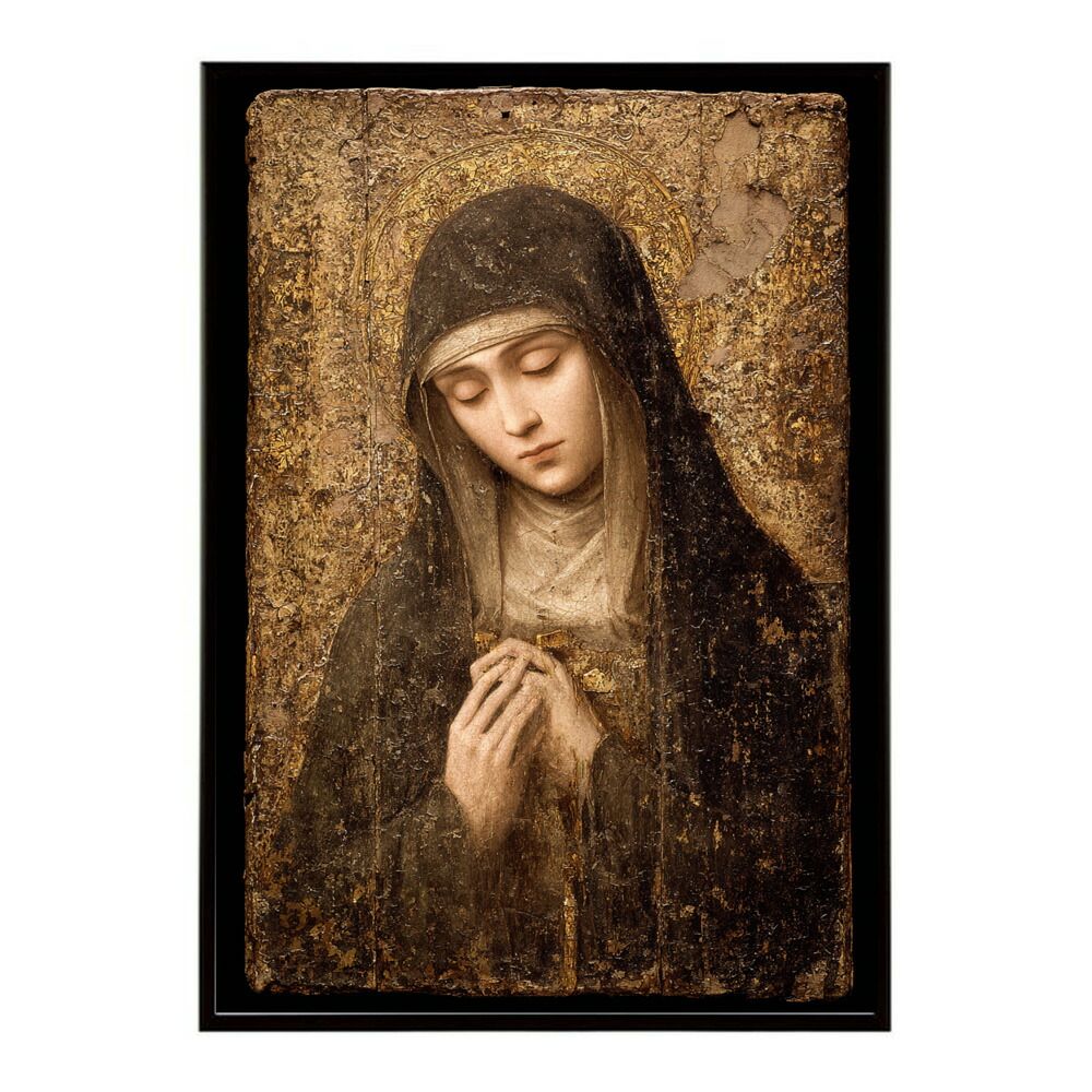 【B3サイズ（約36x51cm）】【lm-poster-6990】【フレーム付き】肖像画 ポスター ヨーロッパ 絵画風 女性 男性 家族 日常風景 アンティーク レトロ 油絵 アート 壁掛け おしゃれ リビング インテリ