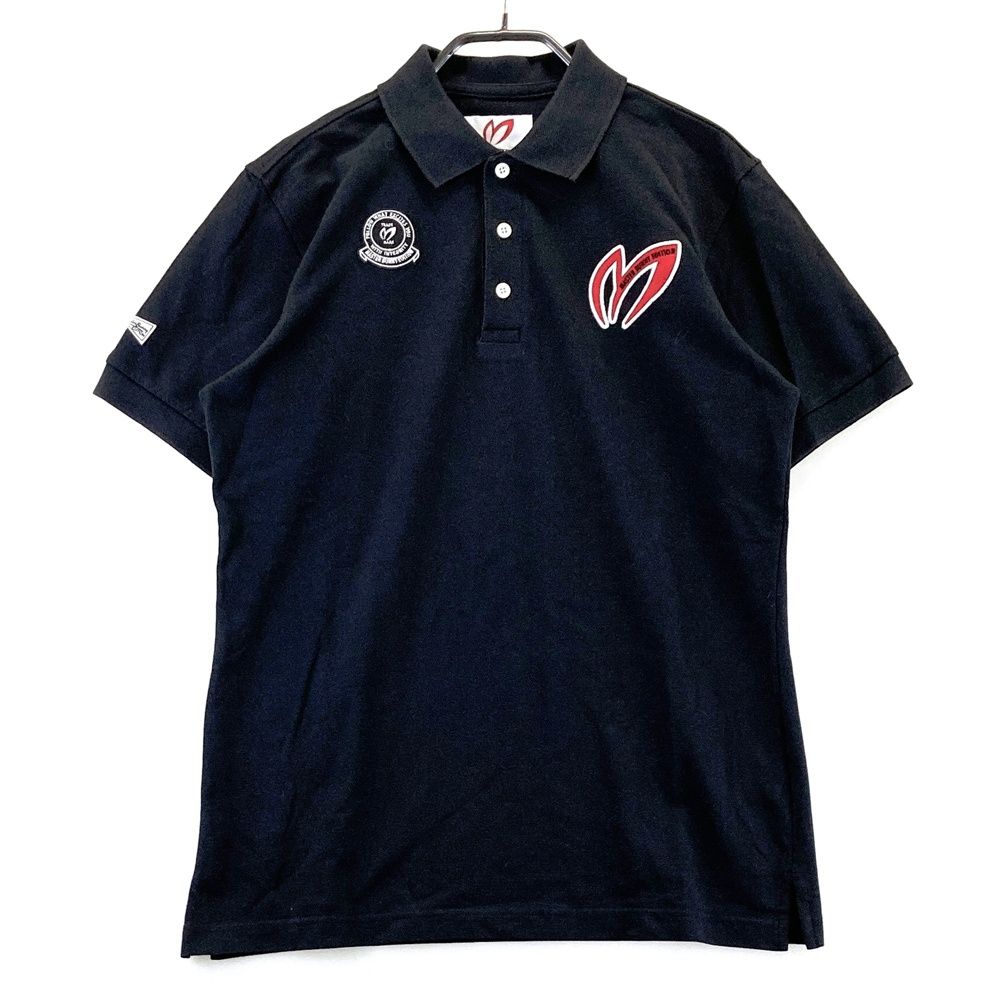 美品！マスターバニーエディション　半袖　ゴルフウェア　ブラック　サイズ4 サイズ：4 MASTER BUNNY EDITION マスターバニーエディション 半袖