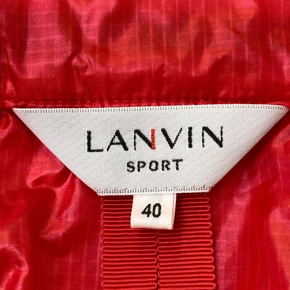 サイズ：40 LANVIN SPORT ランバン スポール 2WAYナイロン ジップ