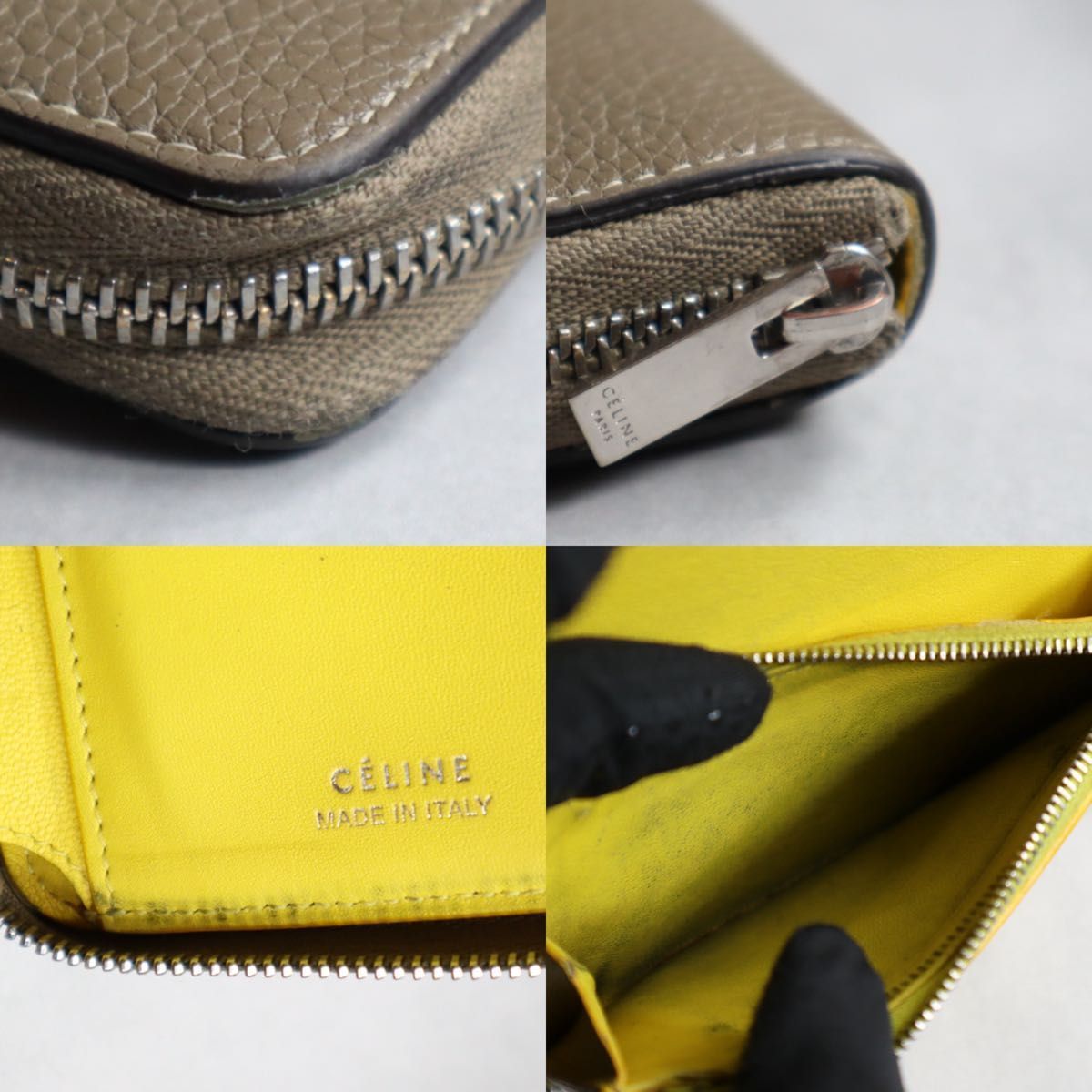 CELINE セリーヌ / ミディアムジップアラウンドウォレット 二つ折り