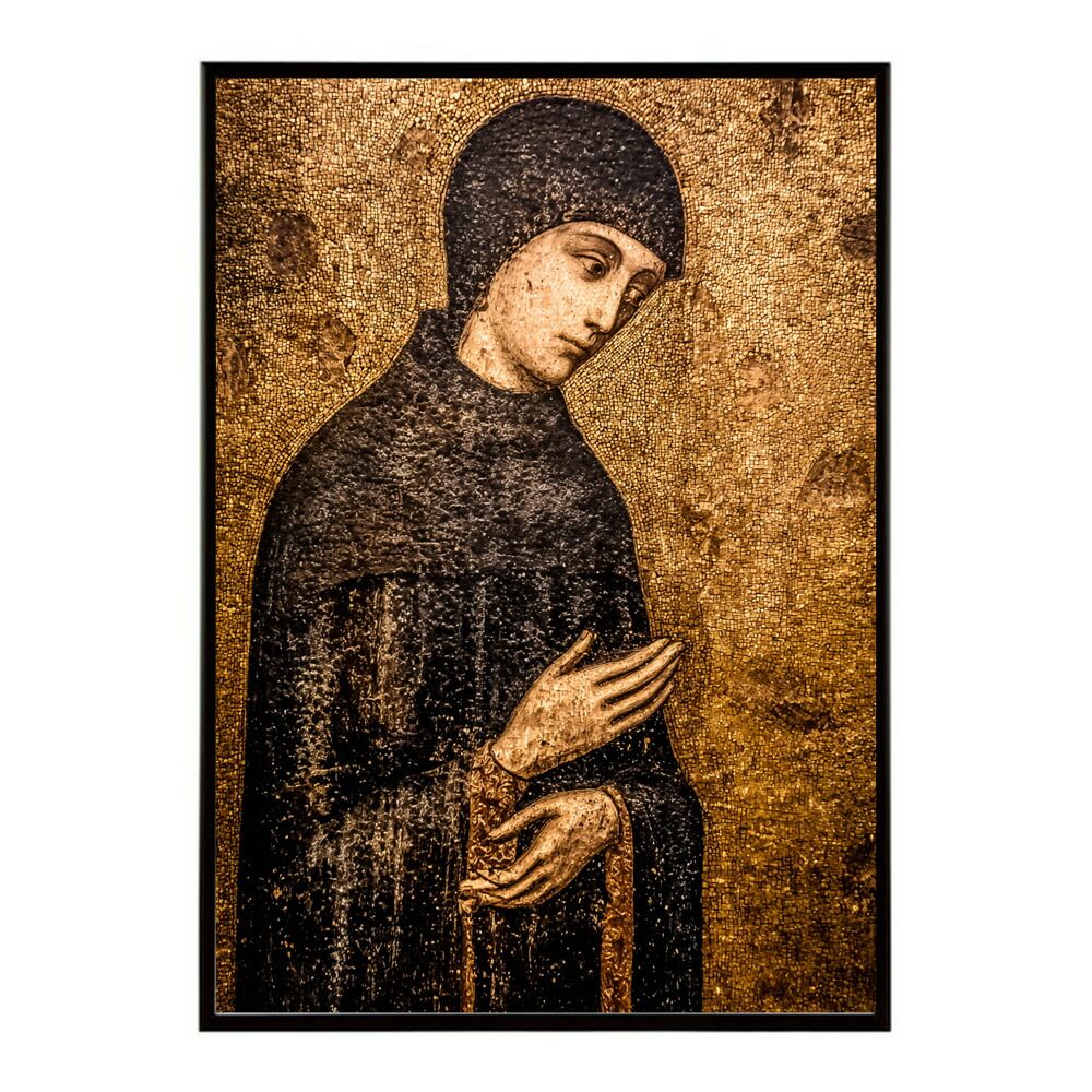 【B3サイズ（約36x51cm）】【lm-poster-7092】【フレーム付き】肖像画 ポスター ヨーロッパ 絵画風 女性 男性 家族 日常風景 アンティーク レトロ 油絵 アート 壁掛け おしゃれ リビング インテリア  お洒落 特大 大きい