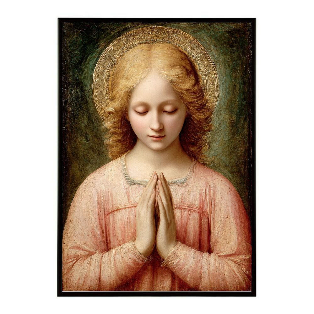 B4サイズ（約25x36cm）】【lm-poster-7100】【フレーム付き】肖像画