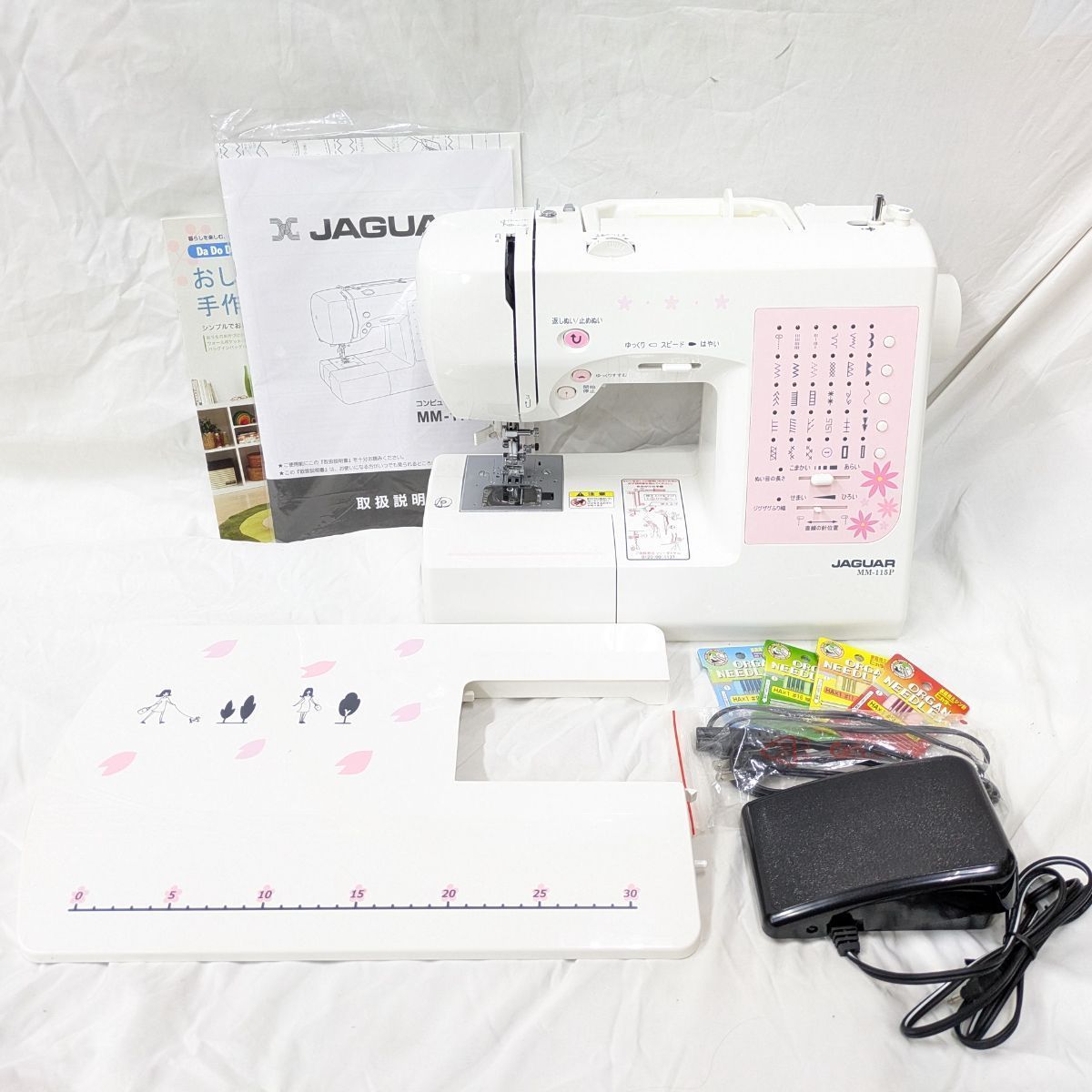 極美品！JAGUAR MM-115P コンピュータミシン ジャガー フットペダル