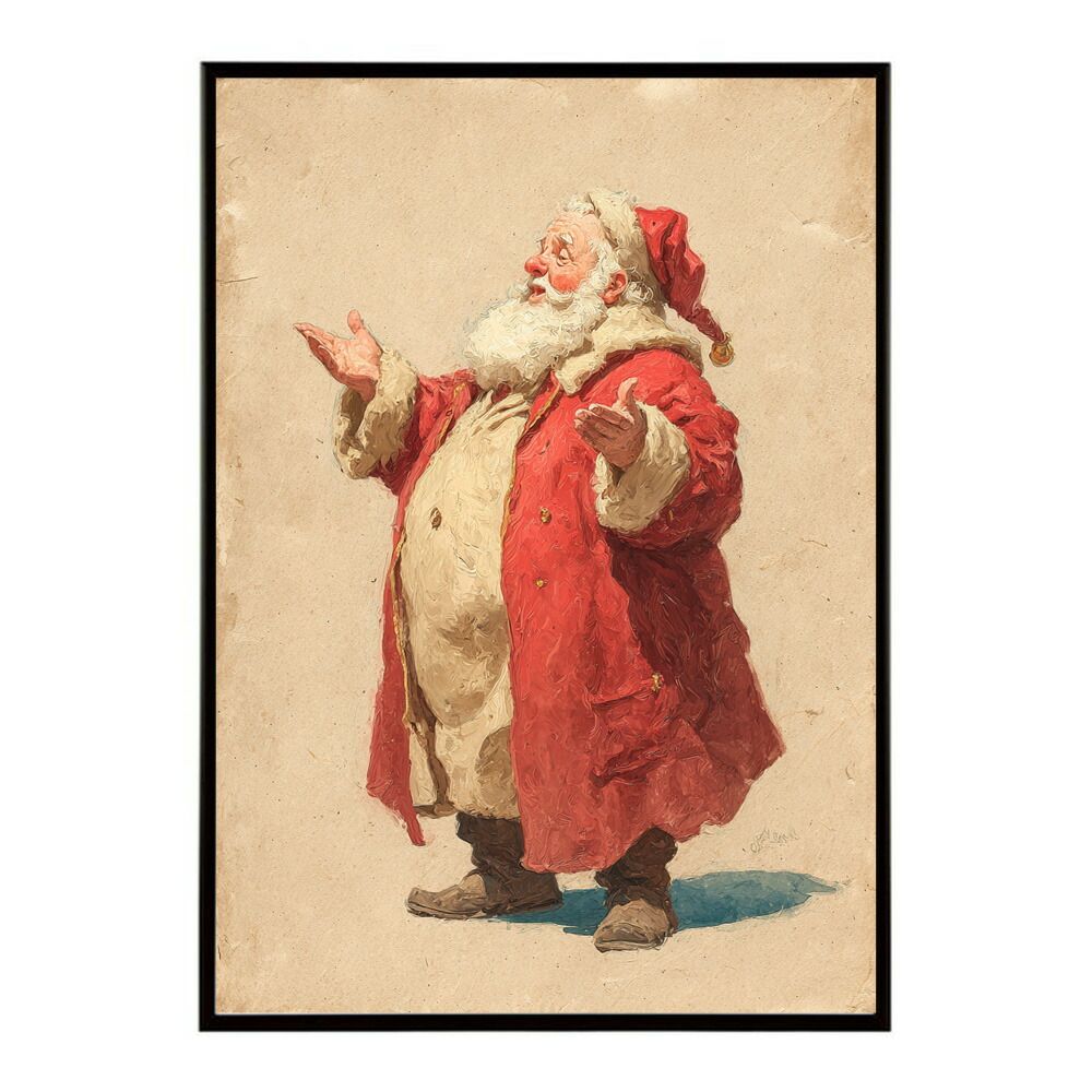 A2サイズ（約42x59cm）】【lm-poster-7146】【フレーム付き】Christmas