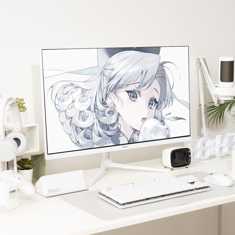 ディスプレイ・モニター Pixio ピクシオ PX278 WAVE White ゲーミング