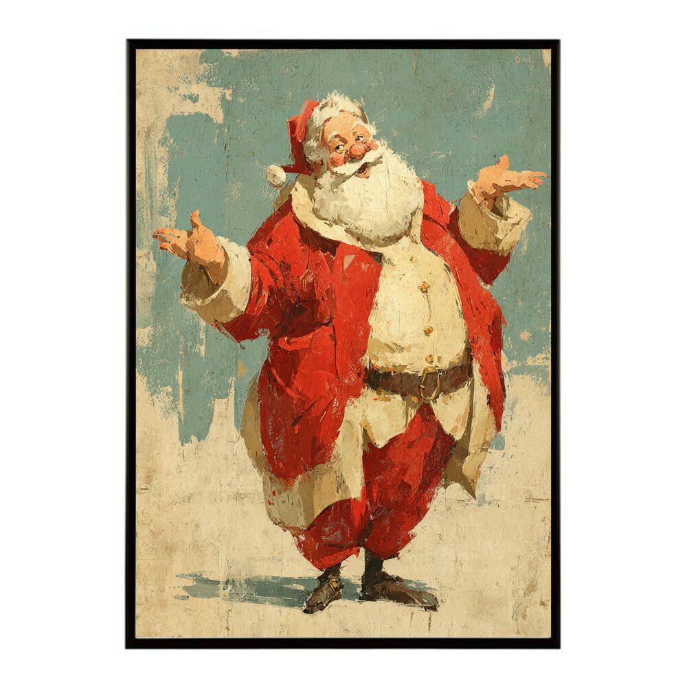 アンティークサンタクロース Vintage Napco JapanPair of Santa Claus Candle Holders X6544 Hand