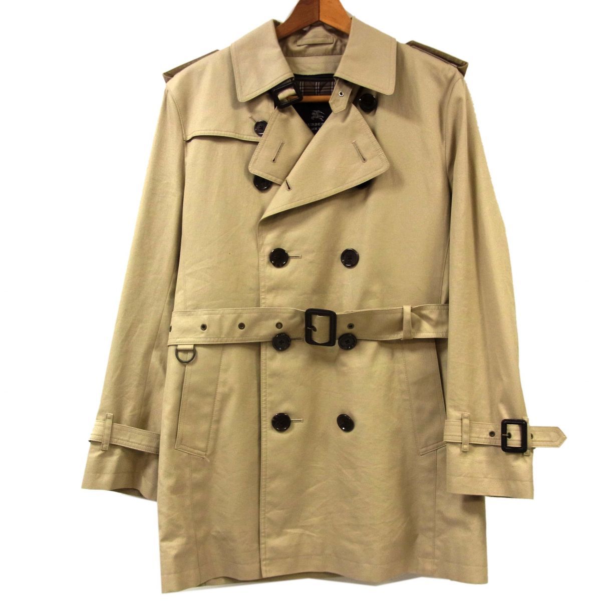 美品◇BURBERRY BLACK LABEL ライナー付 トレンチコート 日本製