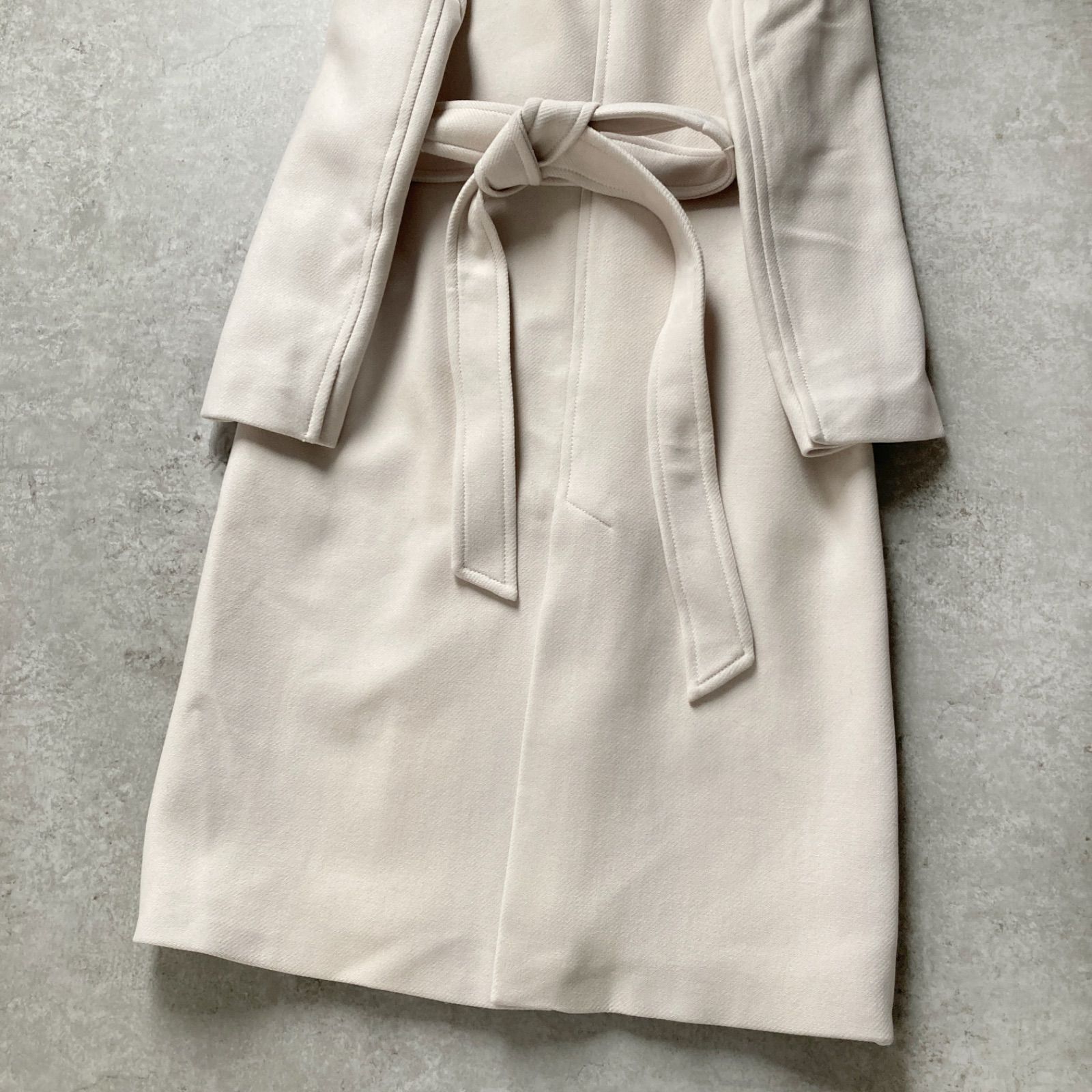 美品 ZARA ザラ MANTECO マンテコ ベルテッドコート ガウンコート 