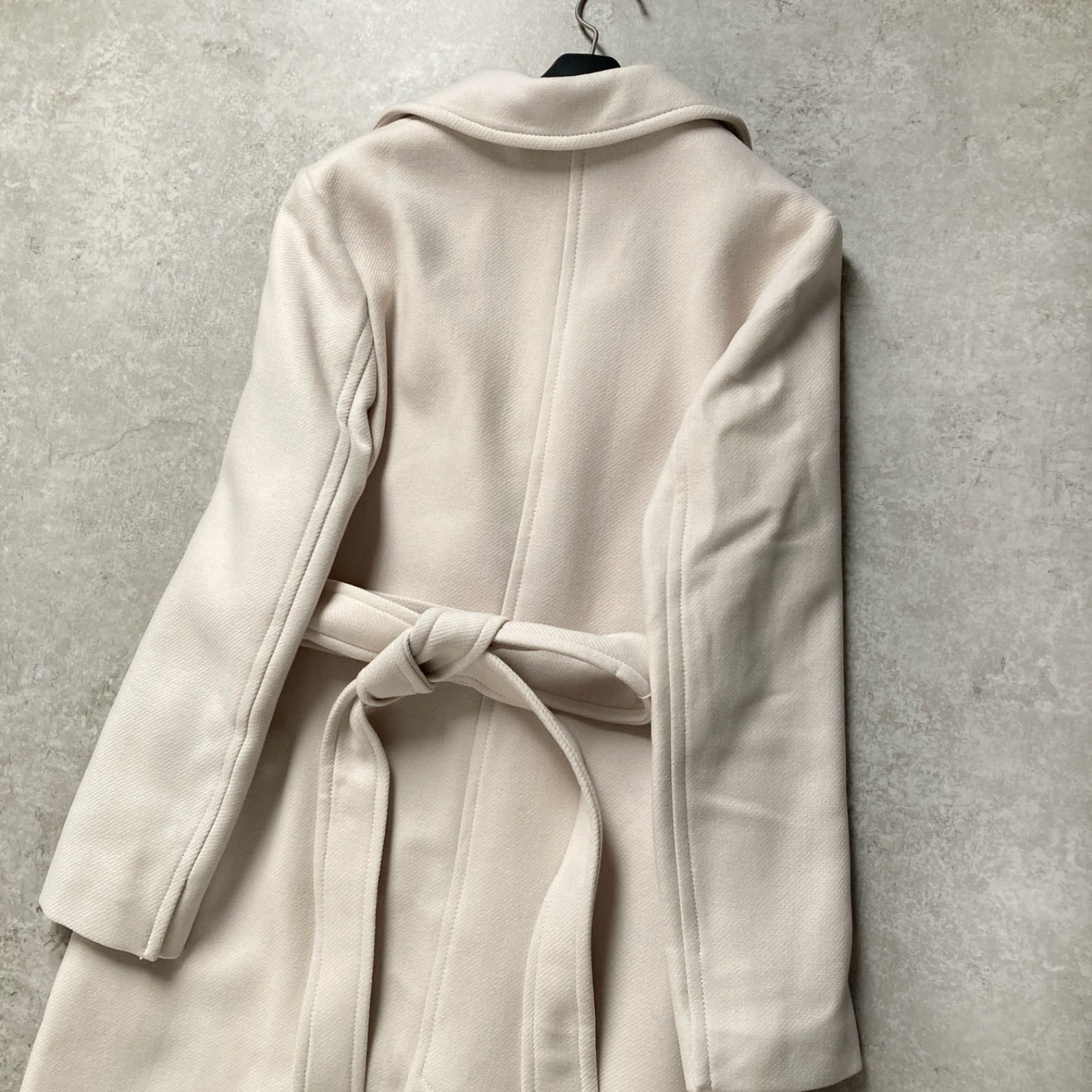 美品 ZARA ザラ MANTECO マンテコ ベルテッドコート ガウンコート 
