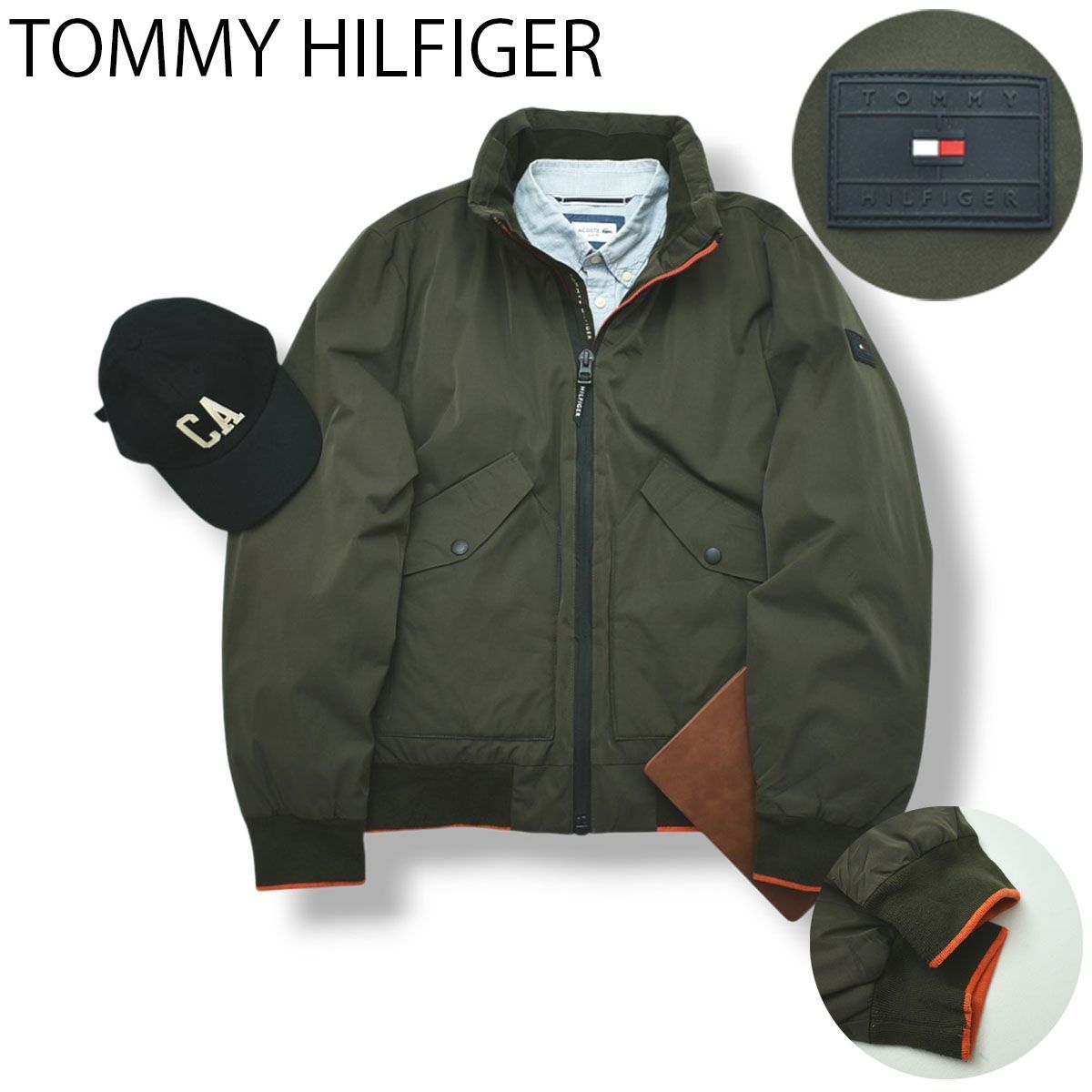 トミーヒルフィガー TOMMY HILFIGER 襟裏収納 フード付き 中綿ボンバー 