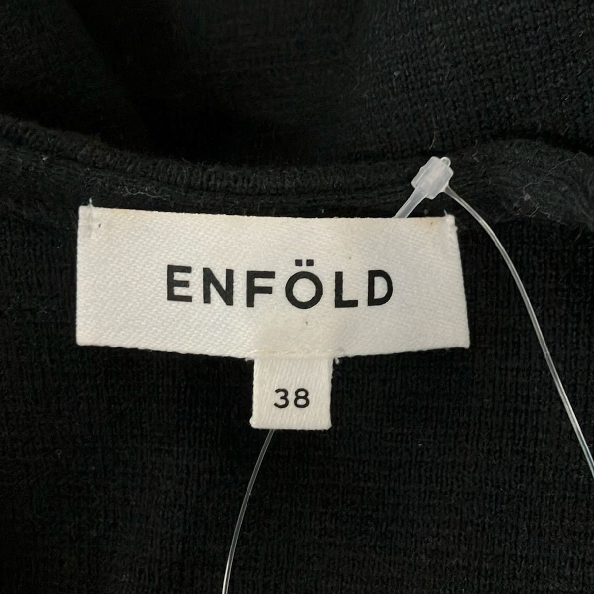 ENFOLD(エンフォルド) カーディガン サイズ38 M レディース美品 - 黒