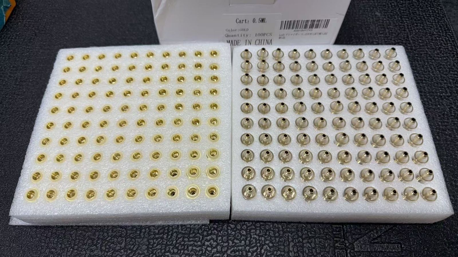 アトマイザー 510規格 510 0.5ml 100本 リキッド オイル カートリッジ 