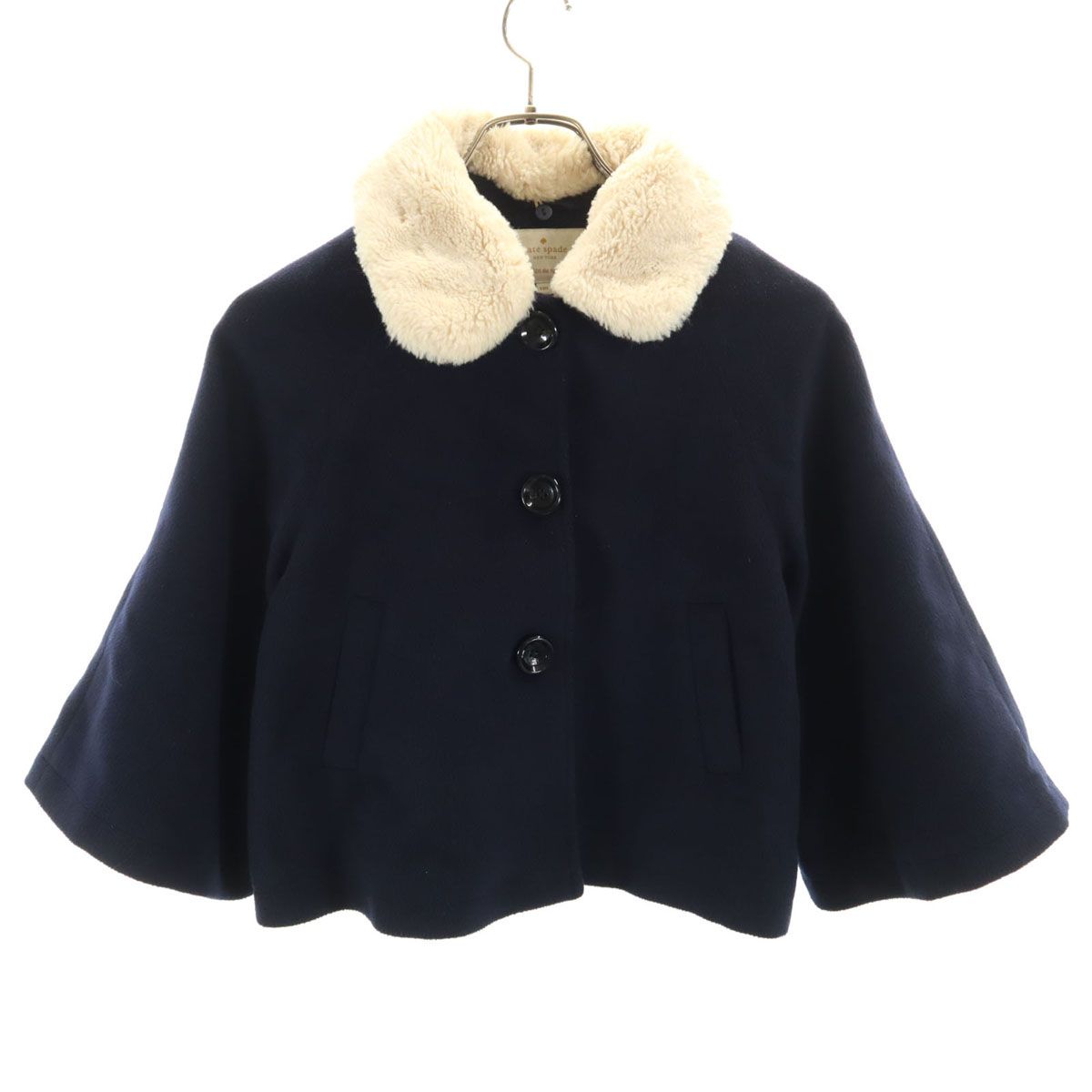 Kate Spade ケイトスペード コート 130 ネイビー キッズ 古着 - メルカリ