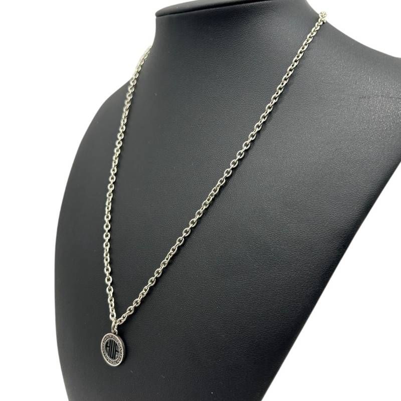 HUF ハフ メダル型 ペンダント トップ ネックレス シルバー - メルカリ