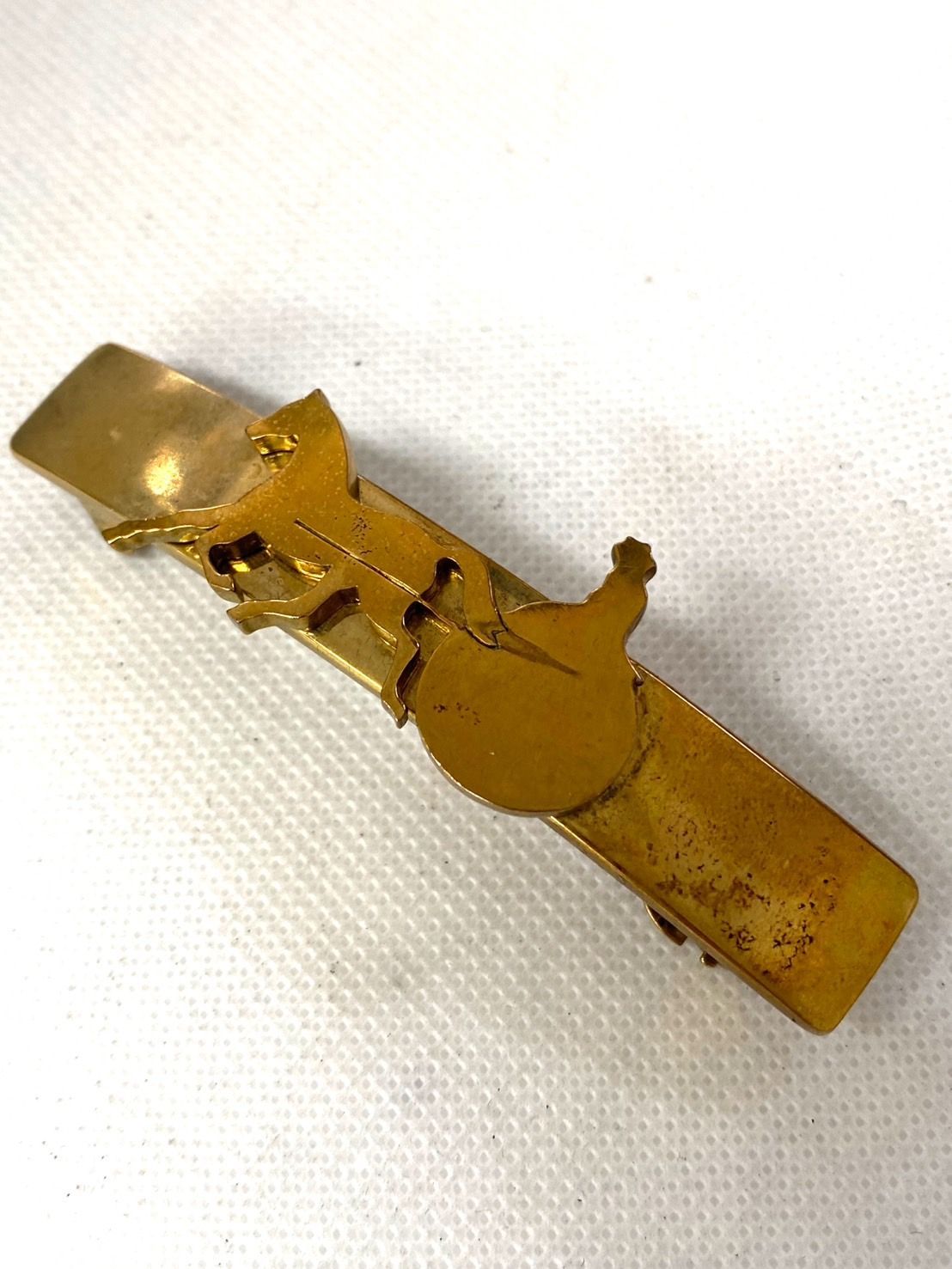 セリーヌ CELINE バレッタ 髪留め ヘアアクセサリー ゴールド