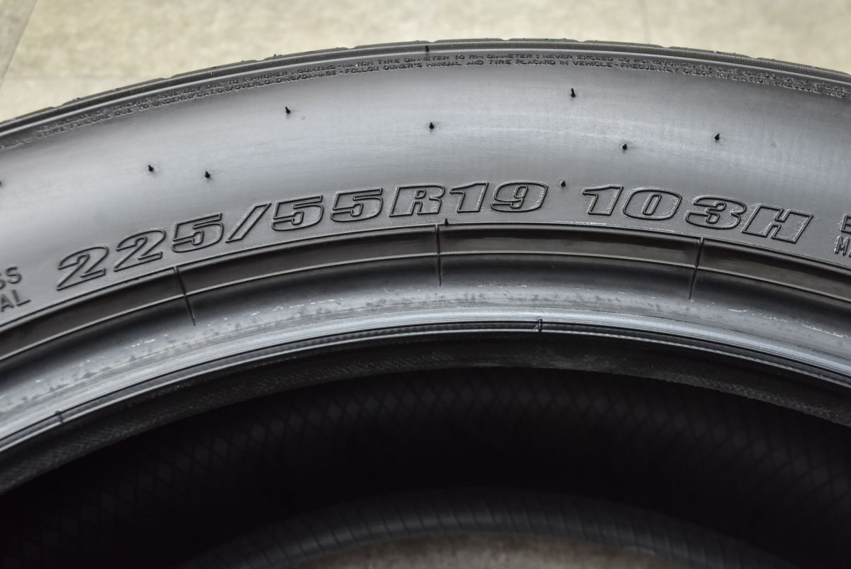 2025年製 バリ溝】ダンロップ SPスポーツマックス060 225/55R19 4本