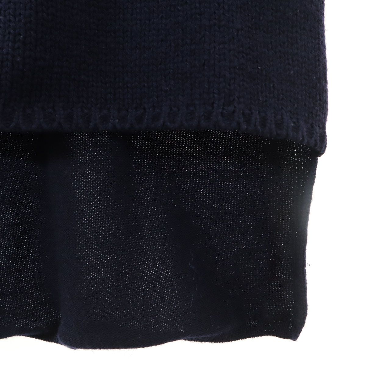 古着 COMME des GARCONS SHIRT コムデギャルソンシャツ 日本製 長袖 セーター M ネイビー ニット レディース 中古・古着通販】COMME des GARCONS SHIRT (コムデギャルソンシャツ) V