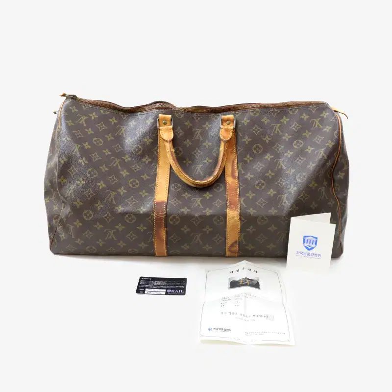 ルイヴィトン キーポル55 モノグラム M41424 トートバッグ ボストン