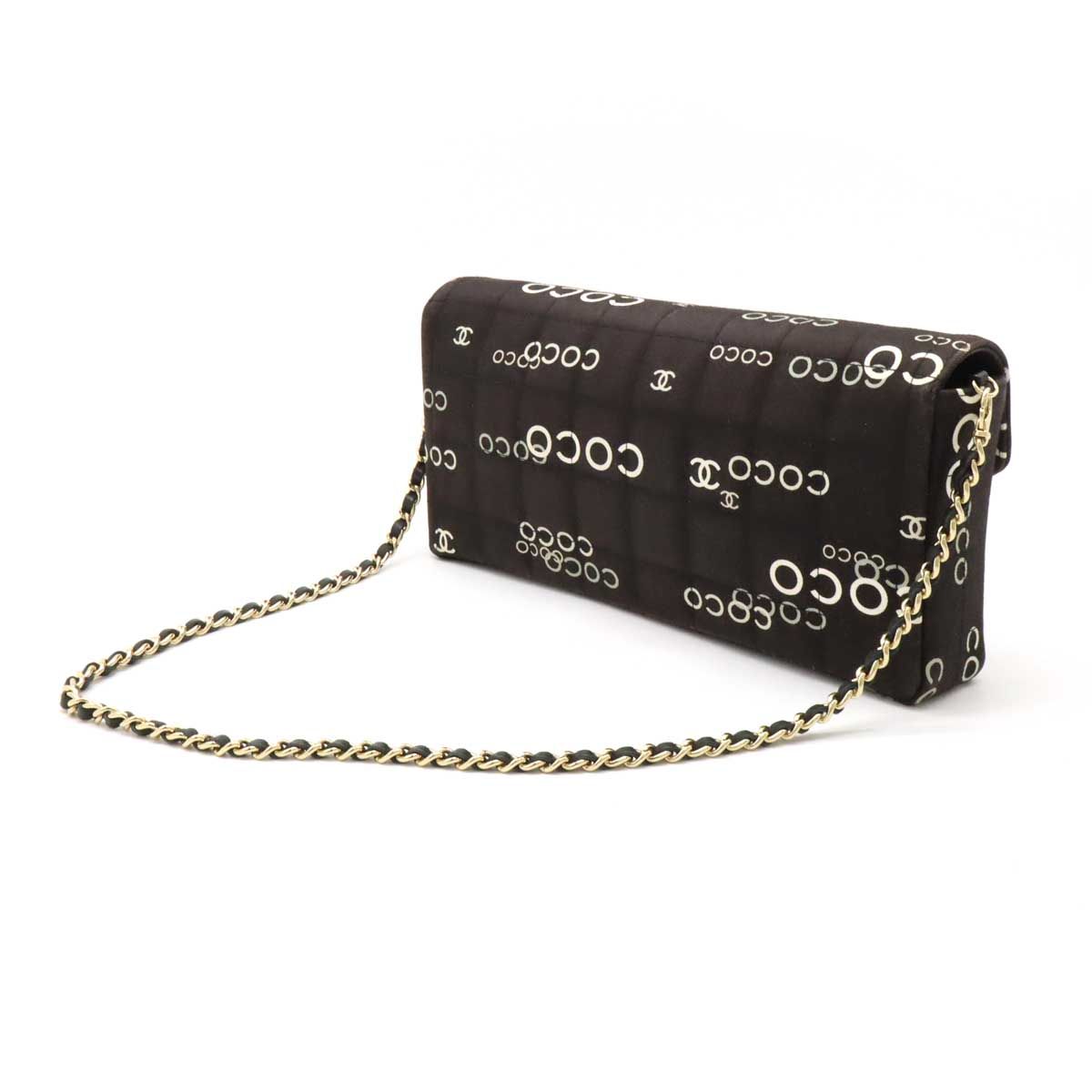 CHANEL シャネル チョコバー COCOプリント チェーンショルダー 