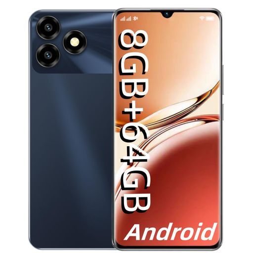 スマートフォン本体H88SIMフリー8GBRAM+64GBROM1TB拡張可能AndroidSIM