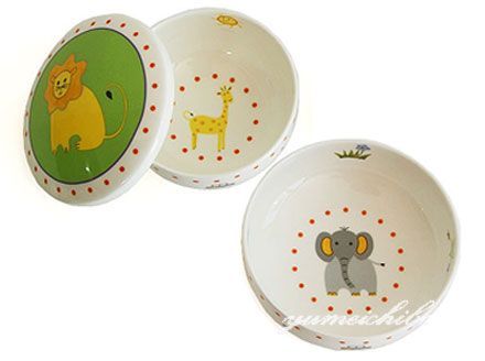 韓国子供用食器セット3ピース ズー■kids-shokki-4-s【ギフト】【100日1才用品】