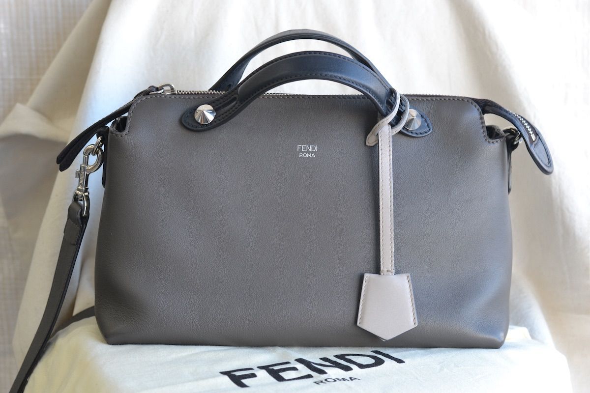 FENDI】バイザウェイ ミディアム グレー - メルカリ