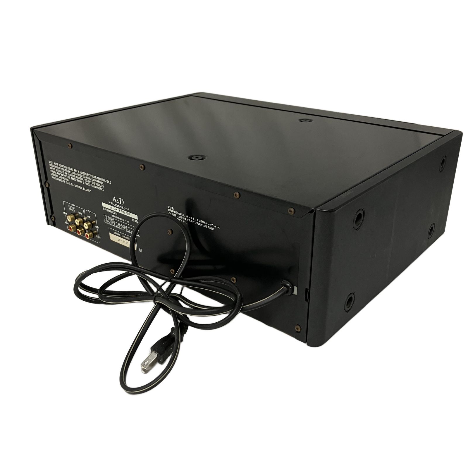 A&D GX-Z7100EV カセットデッキ 音響機材 オーディオ ジャンク