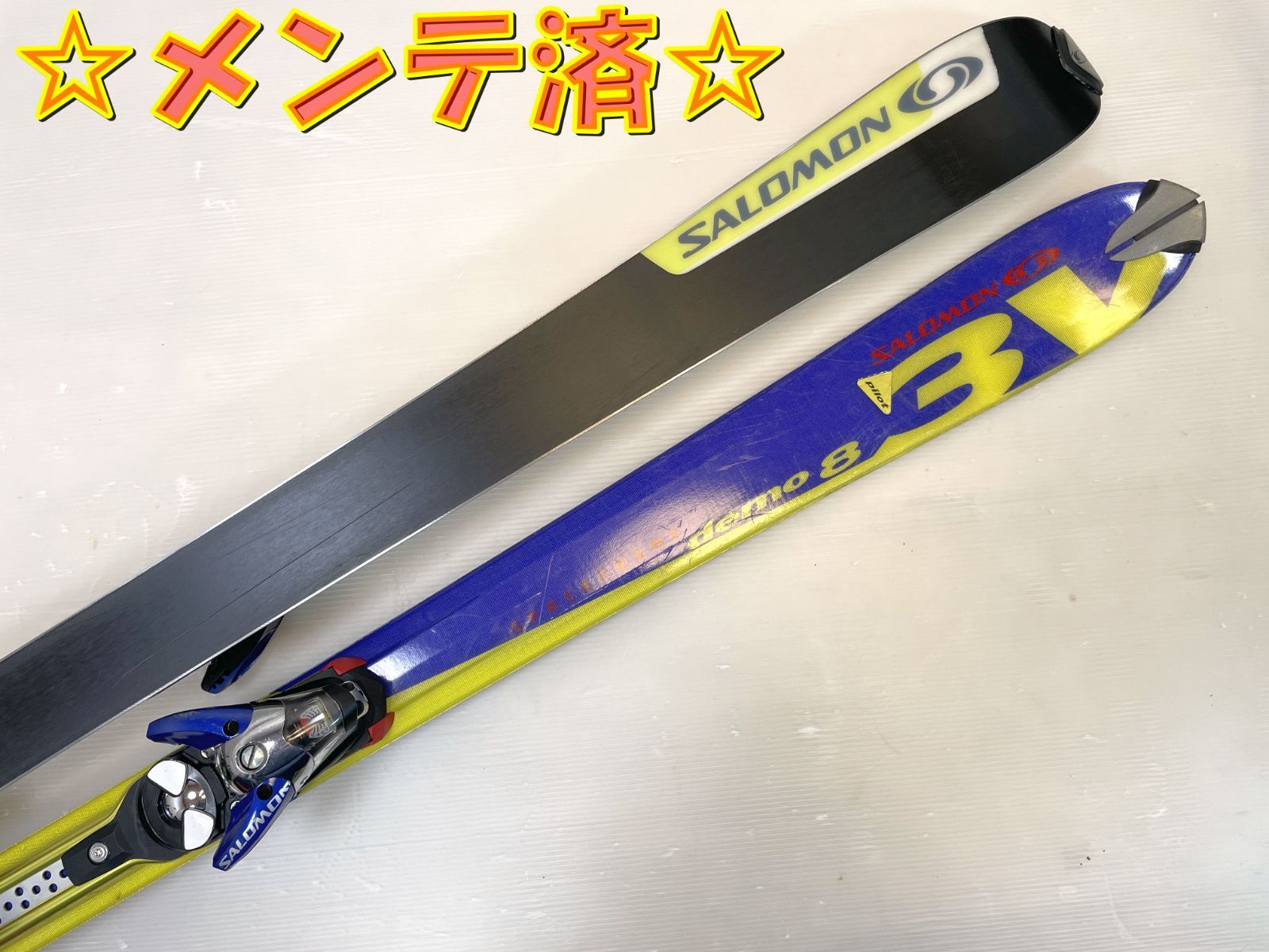 ◇メンテ済◇ スキー Salomon demo 8 165 cm + 810S Ti ski-251005-06