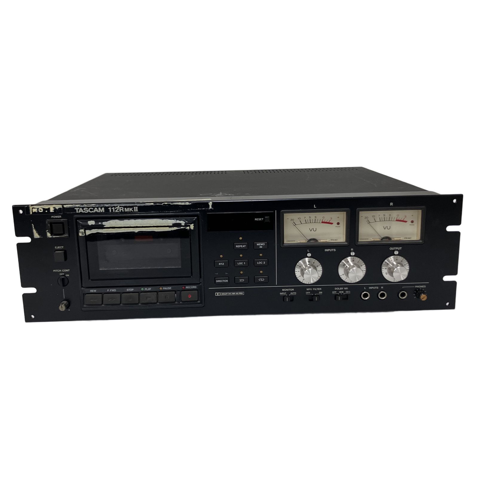 TASCAM 112RMKII 業務用カセットテープデッキ タスカム 音響機材 訳