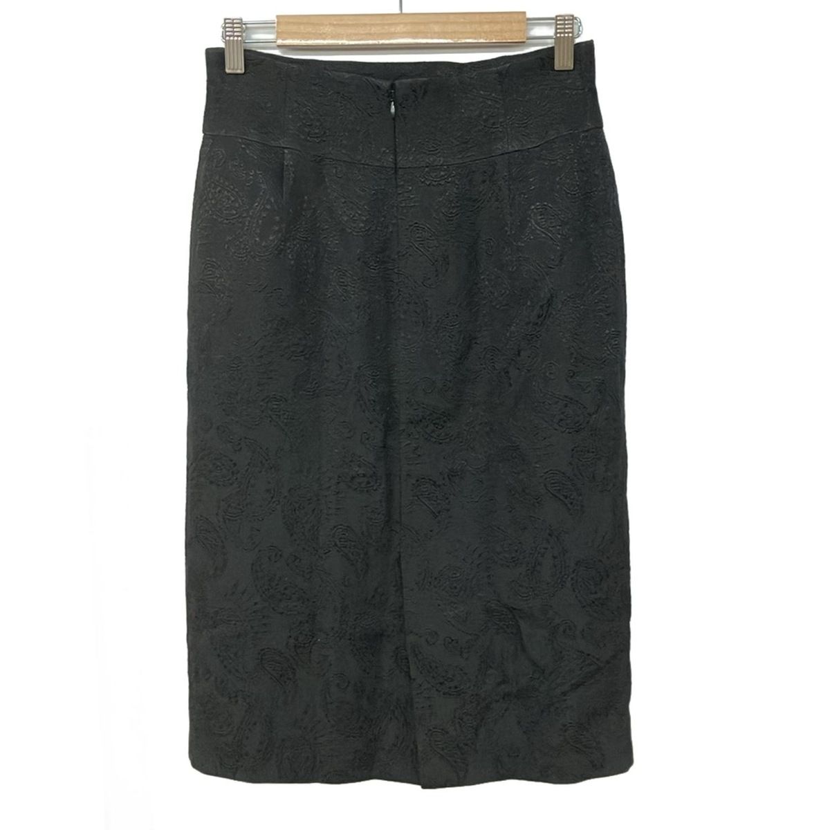 レオナール　黒スカート LEONARD(レオナール) ロングスカート サイズ70-95 レディース - 黒