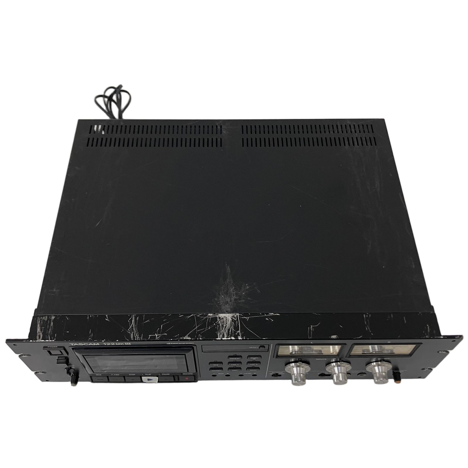 【ジャンク品】TASCAM タスカム 業務用カセットデッキ 112MKⅡ TASCAM 112◇2ヘッド方式の業務用カセットデッキ | スーパーカセッ