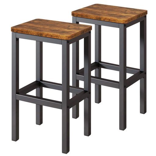 IBUYKEバースツールバーチェア2個セットカウンターチェア高さ70cm