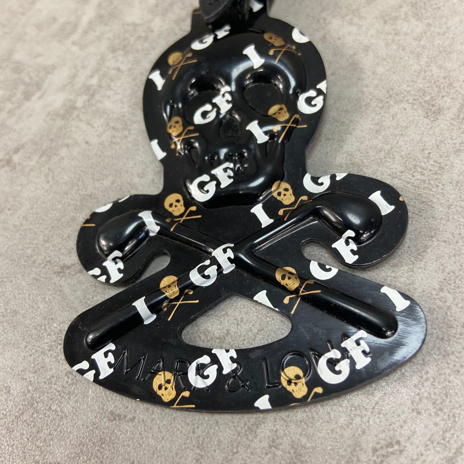 MARK＆LONA ネームプレート ドクロデザイン スカル ゴルフアクセサリ