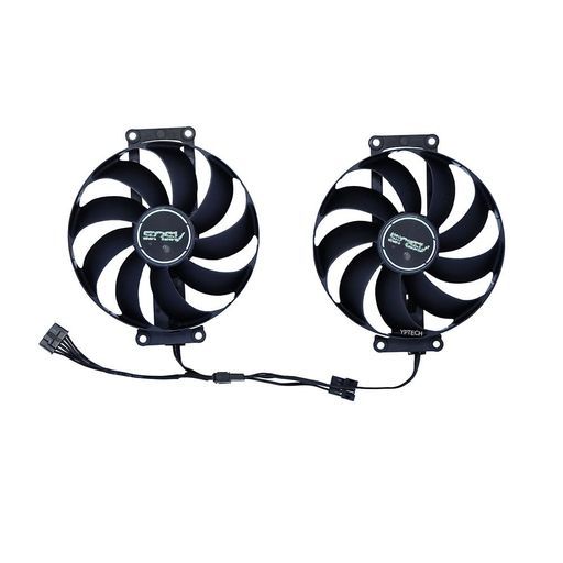 2-ピース/セットグラボ冷却用ファングラフィックボードファンgpuグラボ