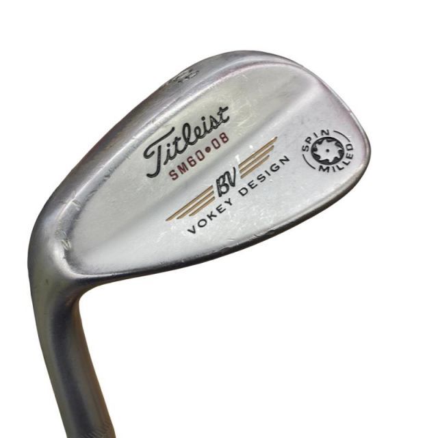 中古】 タイトリスト VOKEY SPIN MILLED SM60.08 レフティ ウェッジ WG
