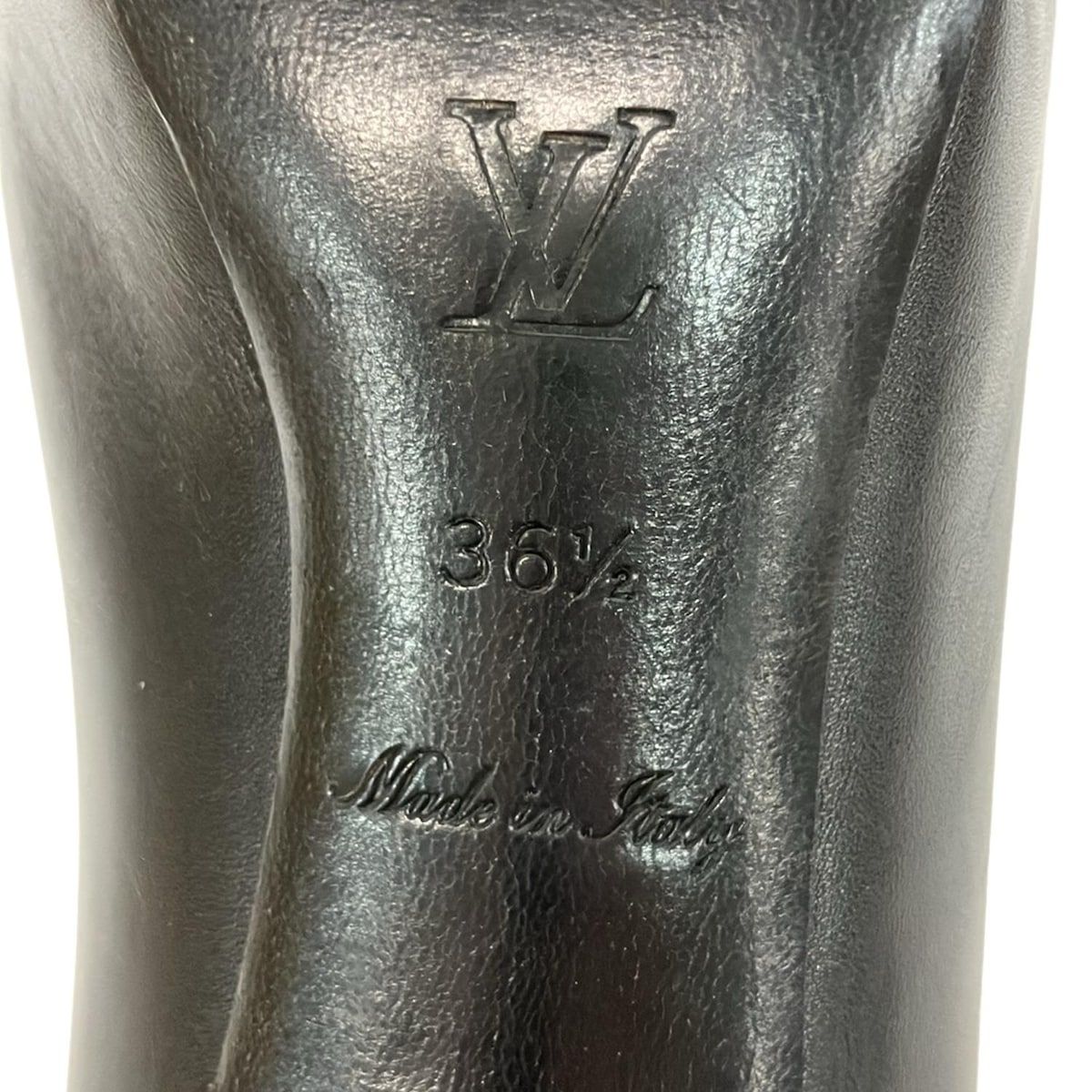 LOUIS VUITTON(ルイヴィトン) パンプス 36 1/2 レディース - 黒