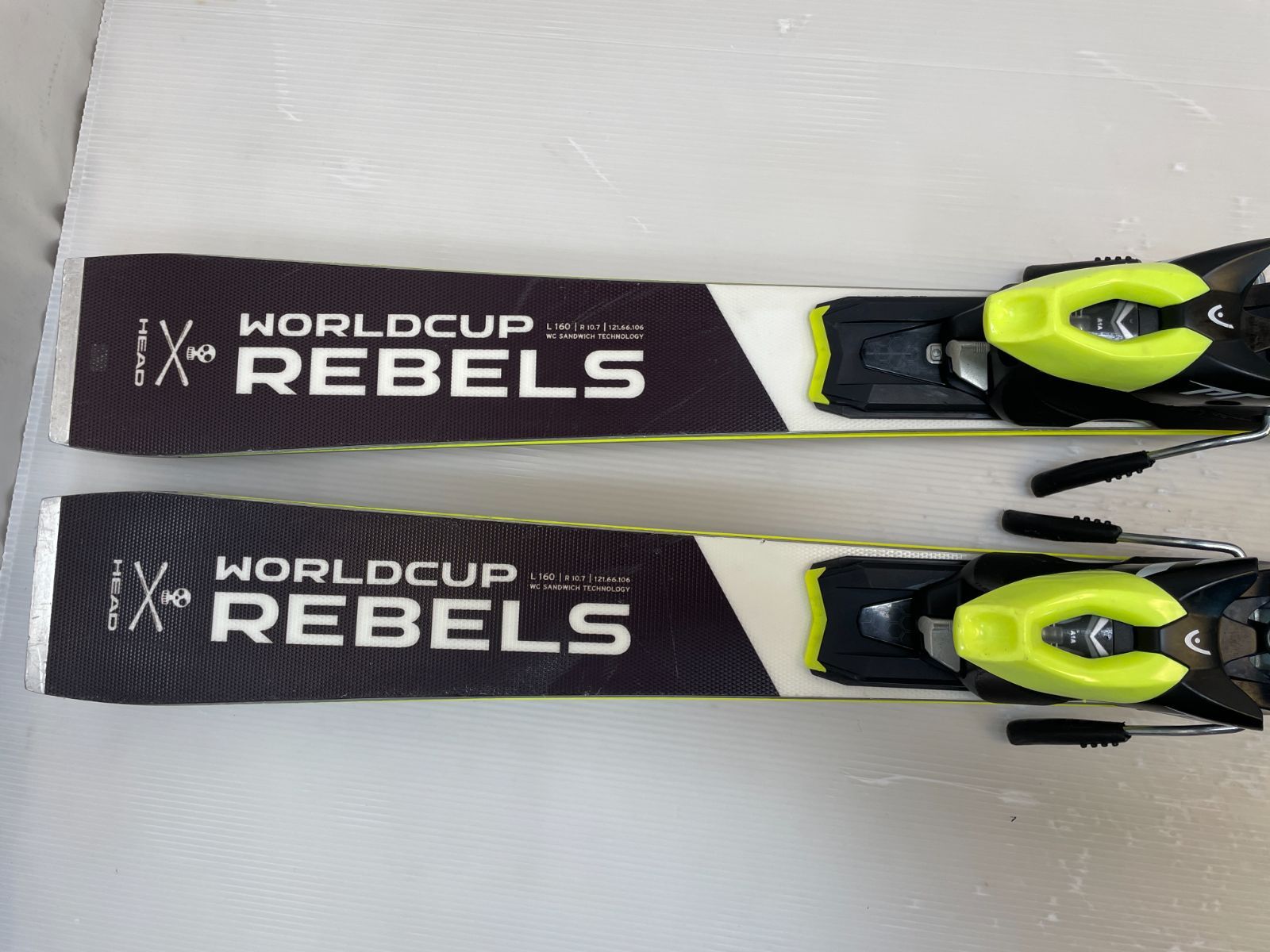 ◇メンテ済◇ スキー HEAD WORLDCUP REBELS 160 cm + Tr ski-251005-08