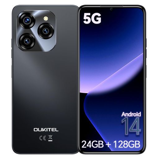 スマートフォン本体 oqo OUKITELC50スマホ本体SIMフリー-5Gスマートフォン90Hz6.8インチHD+す