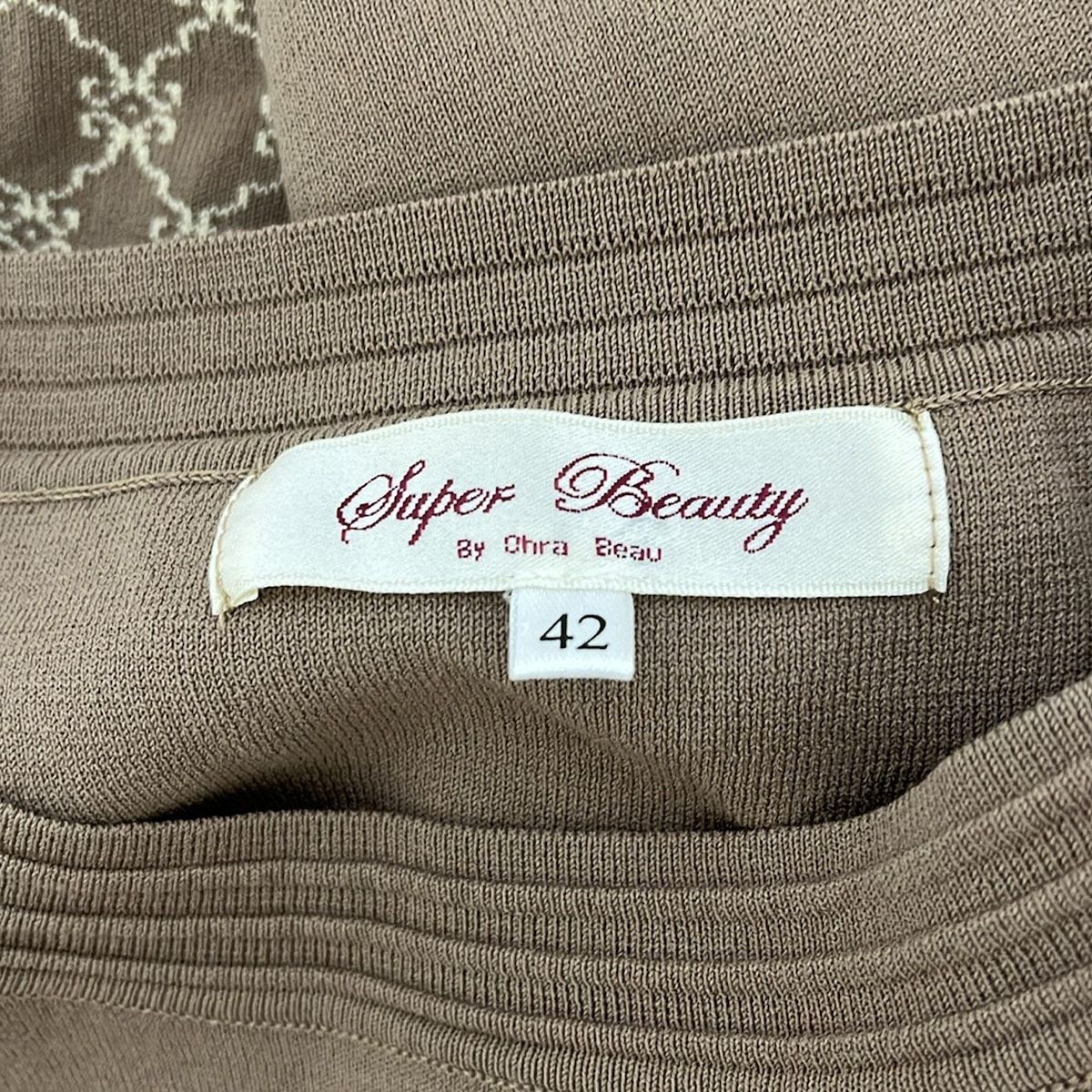 スーパービューティー ワンピース サイズ42 L レディース - ベージュ