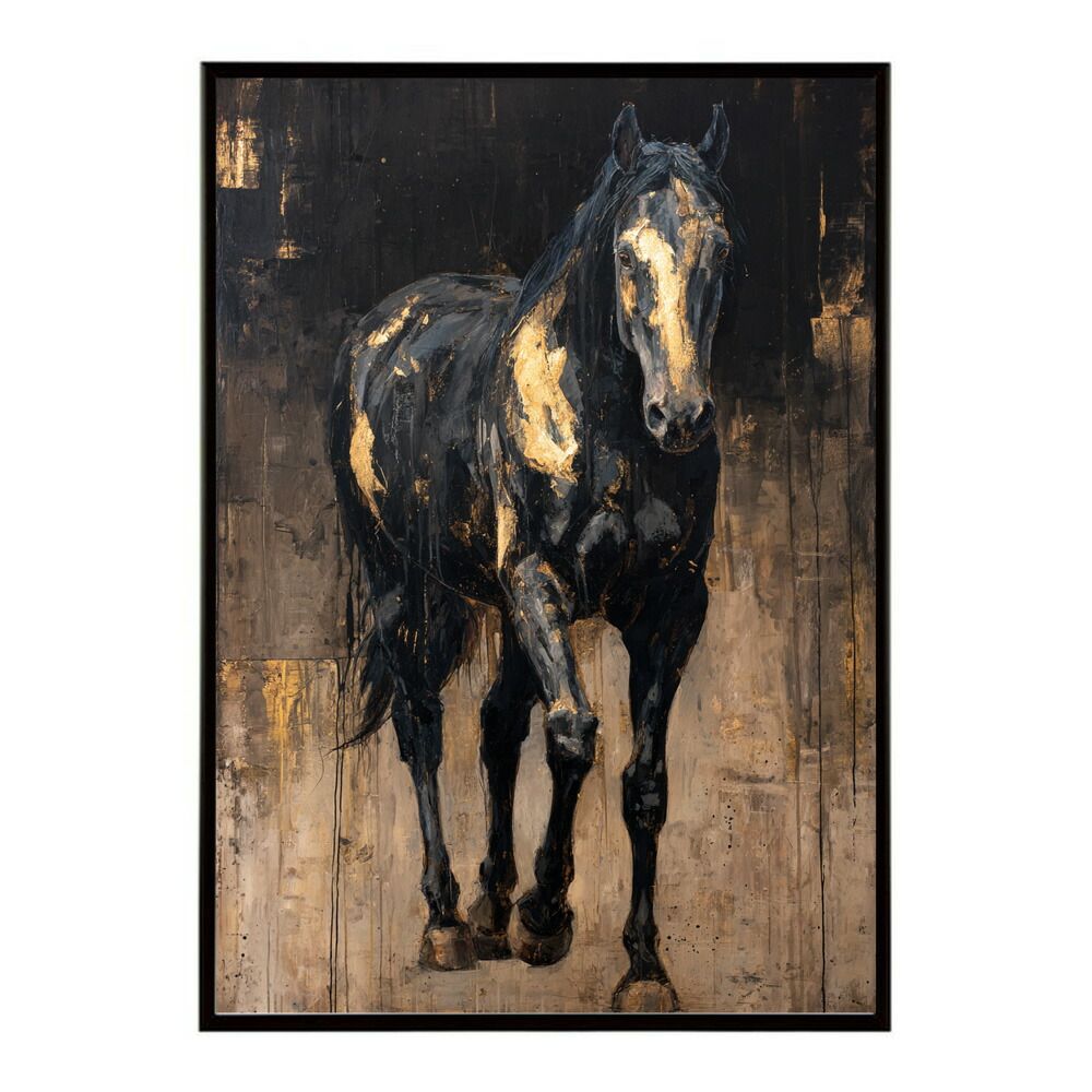 【A2サイズ（約42x59cm）】【lm-poster-7488】【フレーム付き】馬 ホース 絵 絵画 写真 動物 アニマル 北欧 ポップ アート 手書き 安い ポスター  インテリア おしゃれ  プリントポスター フォト イ B3サイズ（約36x51cm）lm-poster-7803フレーム付き馬 ホース 絵 絵画 写真