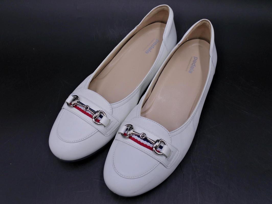 PEDALA ペダラ アシックス 本革 レザー ビット ローファー シューズ