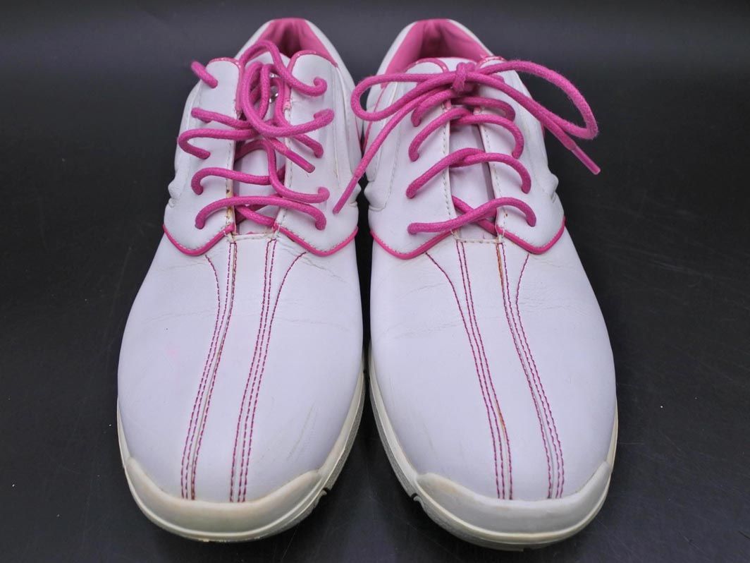 Callaway キャロウェイ スパイク ゴルフ シューズ size24/白xピンク