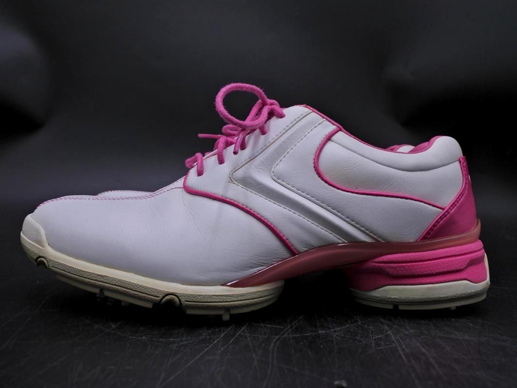 Callaway キャロウェイ スパイク ゴルフ シューズ size24/白xピンク