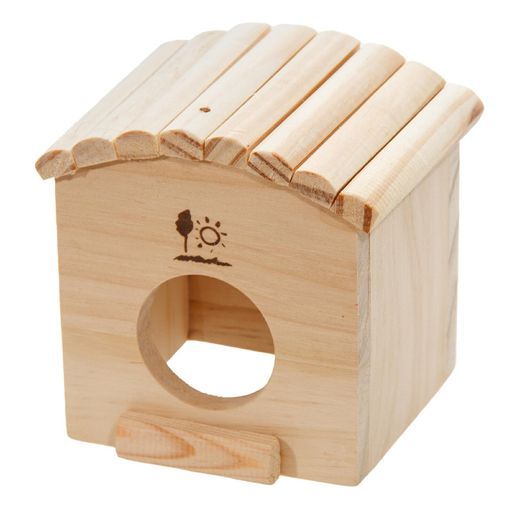 三晃商会SANKO小動物用ウッドハウスプチ丸太F - メルカリ