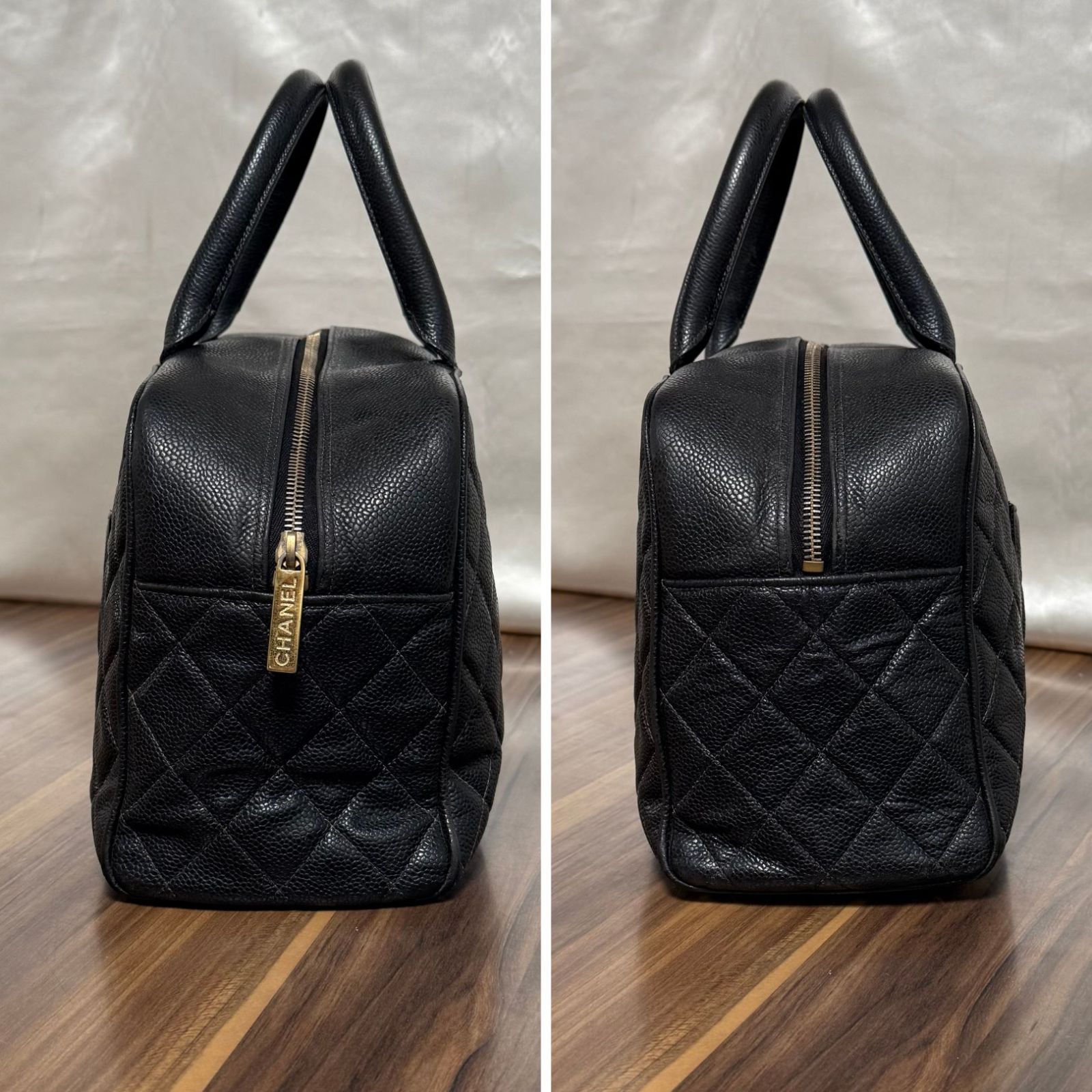 ⭐️美品⭐️CHANEL シャネル ボストン バッグ キャビアスキン